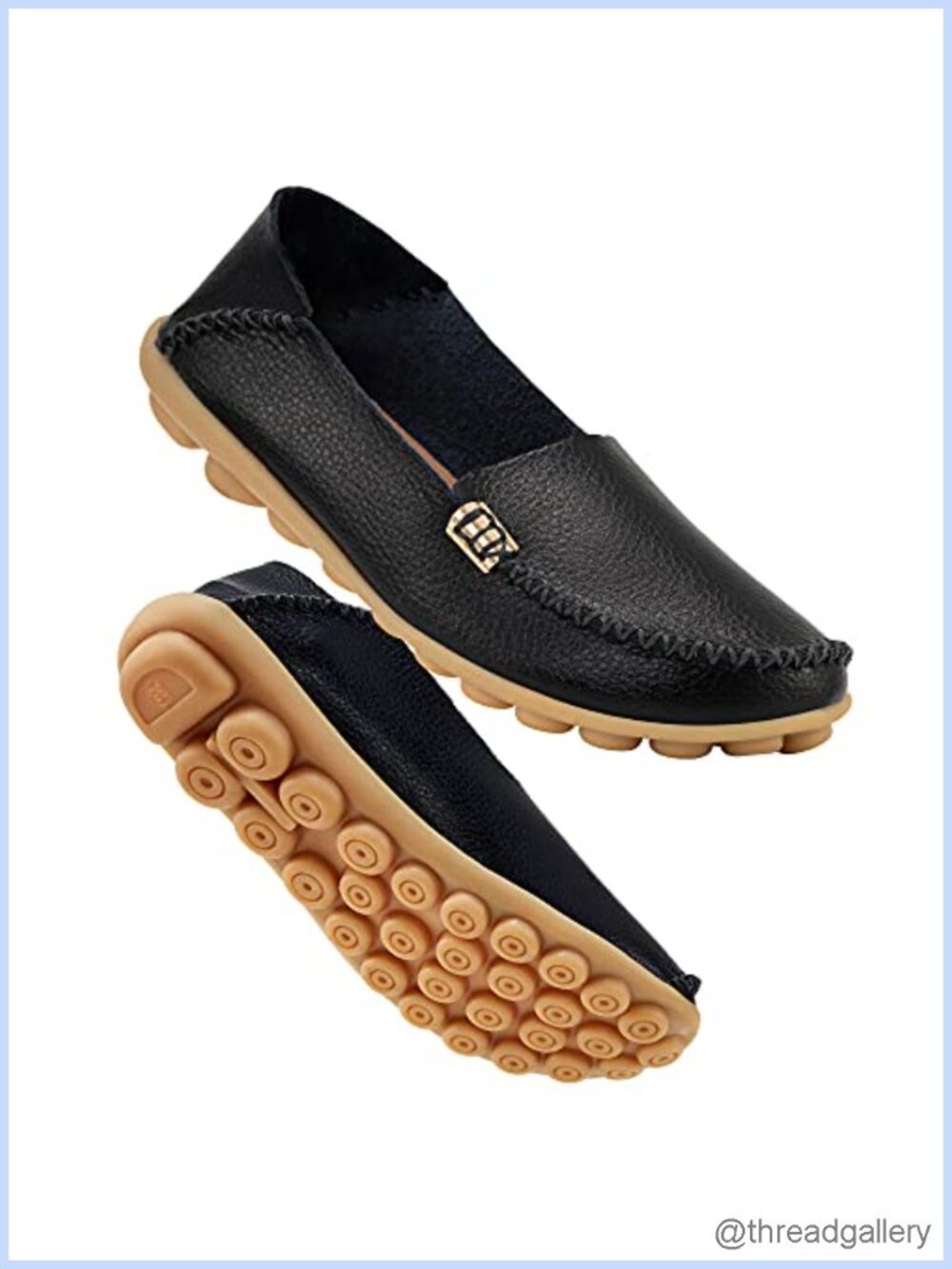 Lightweight Cushioned Slip-On Loafers Memory Foam Non-Slip Comfort